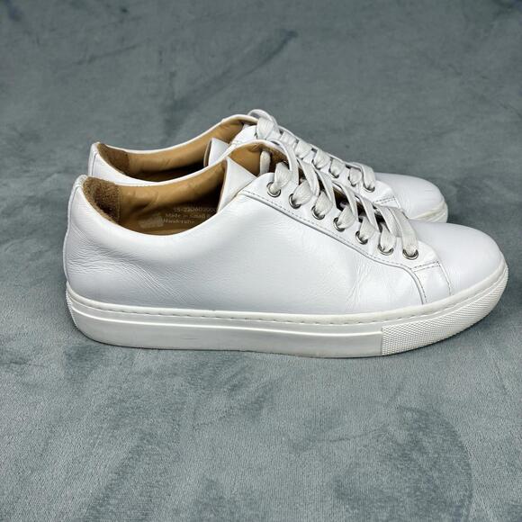 Thursday Boot Company Premier Low Top White Leather Sneakers Womens Size 6 - Picture 3 of 15